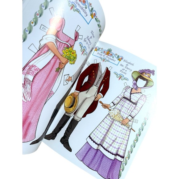 Jane Austen Paper Dolls: Four Classic Characters, Miller, Eileen Rudisill, - Picture 4 of 7